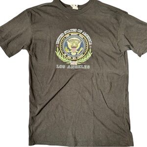 Vintage 90s Y2K Delta Pro Weight T-Shirt Great Seal US Eagle Los Angeles